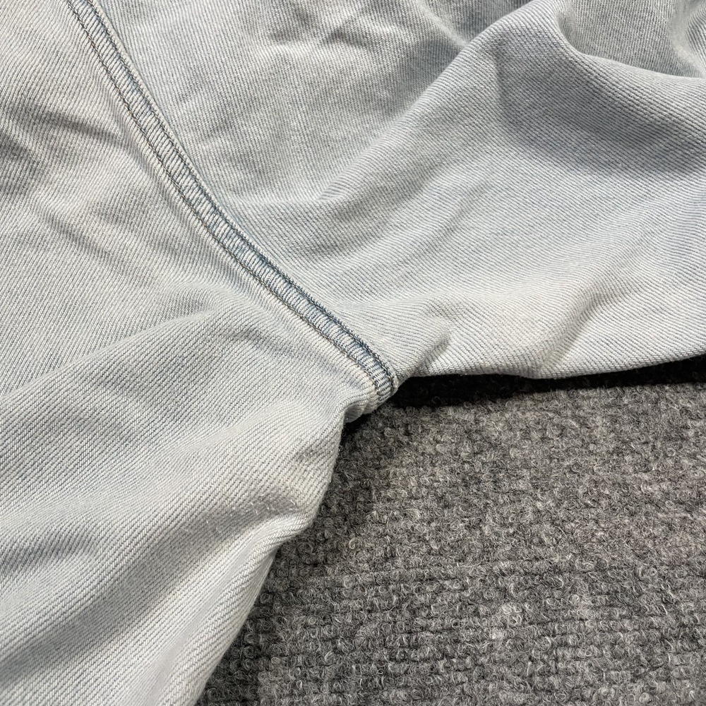 Levi's Premium High Loose Denim Jeans Womens Size 31 Washed Blue Wide Leg Baggy - Picture 9 of 14